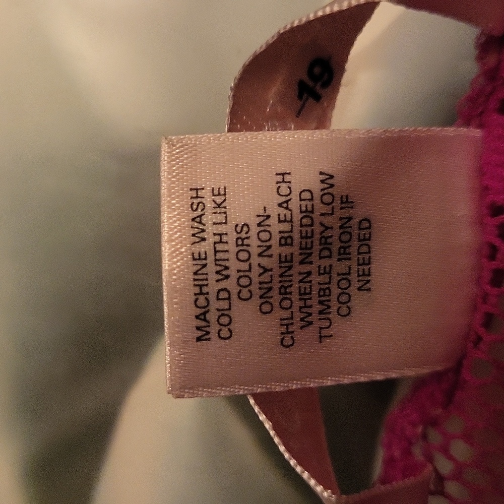 Victoria's Secret Lace Teddy Halter Top Teddy Lingerie Small - Picture 9 of 10